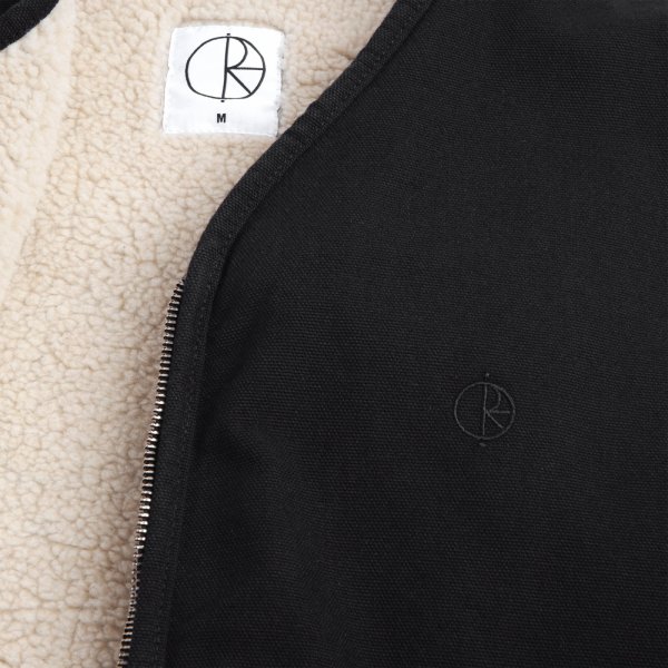 画像5: POLAR SKATE CO. | HUGO VEST - BLACK (5)