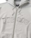 画像2: FTC | CUTOUT ARC LOGO ZIP UP HOODY - GRAY (2)