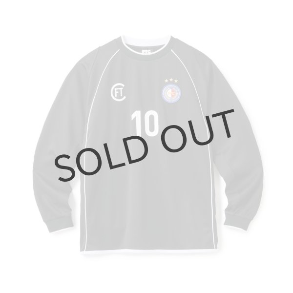 画像1: FTC | PIPING LS SOCCER JERSEY - BLACK (1)