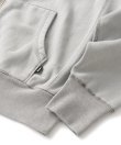 画像4: FTC | CUTOUT ARC LOGO ZIP UP HOODY - GRAY (4)