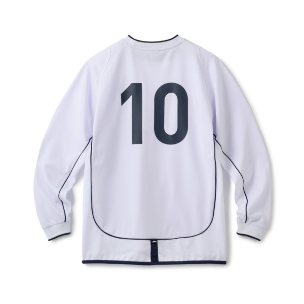 画像2: FTC | PIPING LS SOCCER JERSEY - WHITE (2)