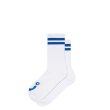 画像1: POLAR SKATE CO. | HAPPY SAD RIB SOCKS - WHITE/BLUE (1)