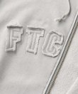 画像3: FTC | CUTOUT ARC LOGO ZIP UP HOODY - GRAY (3)