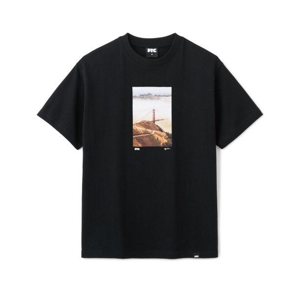 画像1: FTC | SF AERIAL TEE Photo by Stephen Vanasco - BLACK (1)