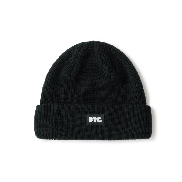 画像1: FTC | BOX LOGO BEANIE - BLACK (1)