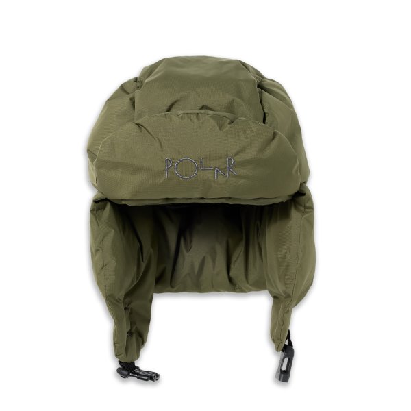 画像1: POLAR SKATE CO. | AILU PUFFER HAT - ARMY GREEN (1)