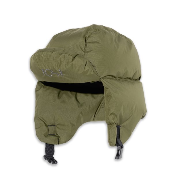 画像3: POLAR SKATE CO. | AILU PUFFER HAT - ARMY GREEN (3)