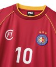画像3: FTC | PIPING LS SOCCER JERSEY - BURGUNDY (3)