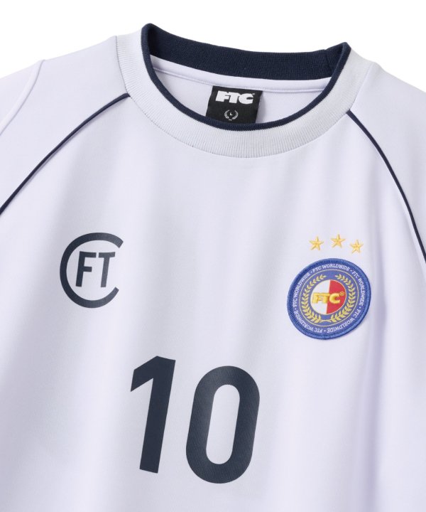 画像3: FTC | PIPING LS SOCCER JERSEY - WHITE (3)