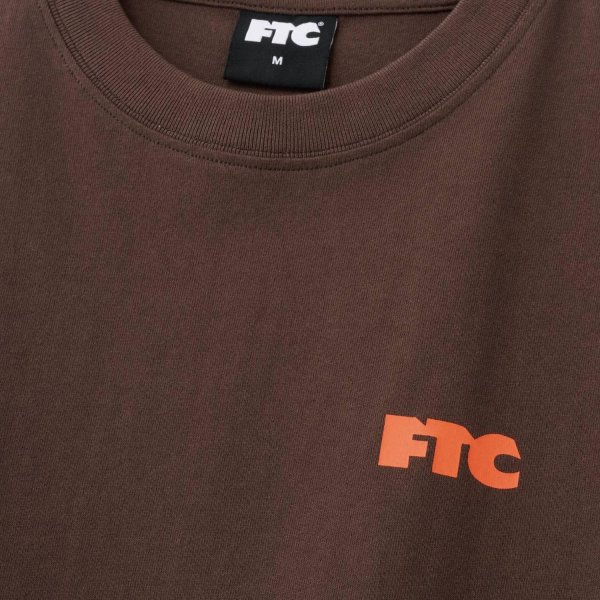 画像3: FTC | THE BLOCK TEE Artwork by Mike Giant - BROWN (3)