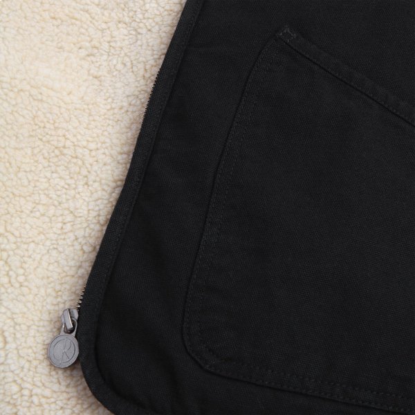 画像6: POLAR SKATE CO. | HUGO VEST - BLACK (6)