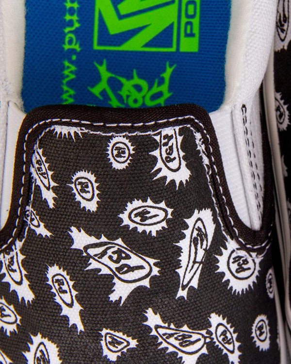 画像5: 9/26 pm20:00~ VANS × PUNKANDYO | Skate Slip-On - BLACK/WHITE (5)