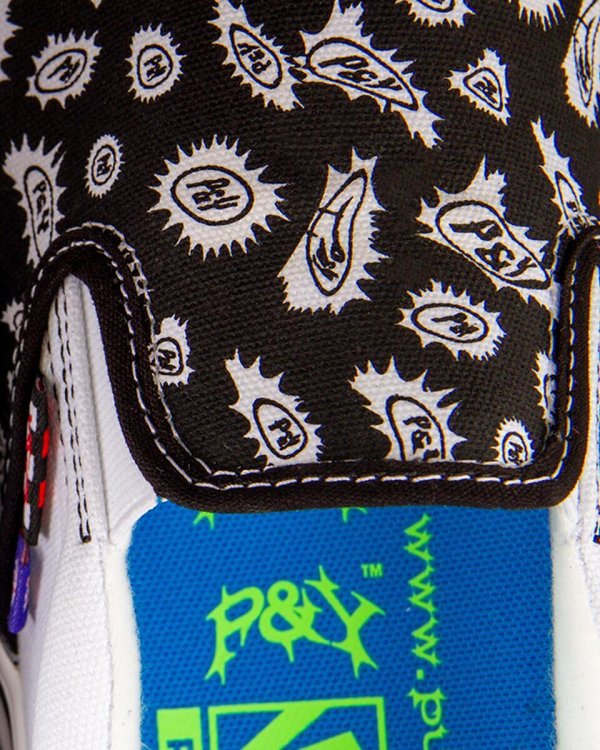 画像6: 9/26 pm20:00~ VANS × PUNKANDYO | Skate Slip-On - BLACK/WHITE (6)
