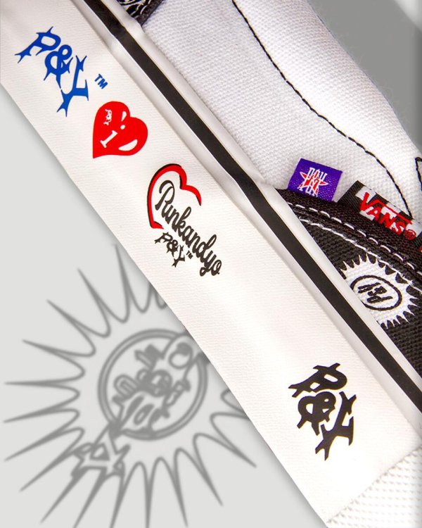 画像4: 9/26 pm20:00~ VANS × PUNKANDYO | Skate Slip-On - BLACK/WHITE (4)