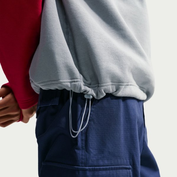 画像4: NIKE SB | FLEECE 1/2-ZIP SKATE SWEATSHIRT - GYM RED / STEALTH (4)