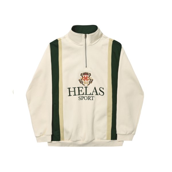 画像1: HELAS | COURONNE QUARTER ZIP - LIGHT BEIGE (1)