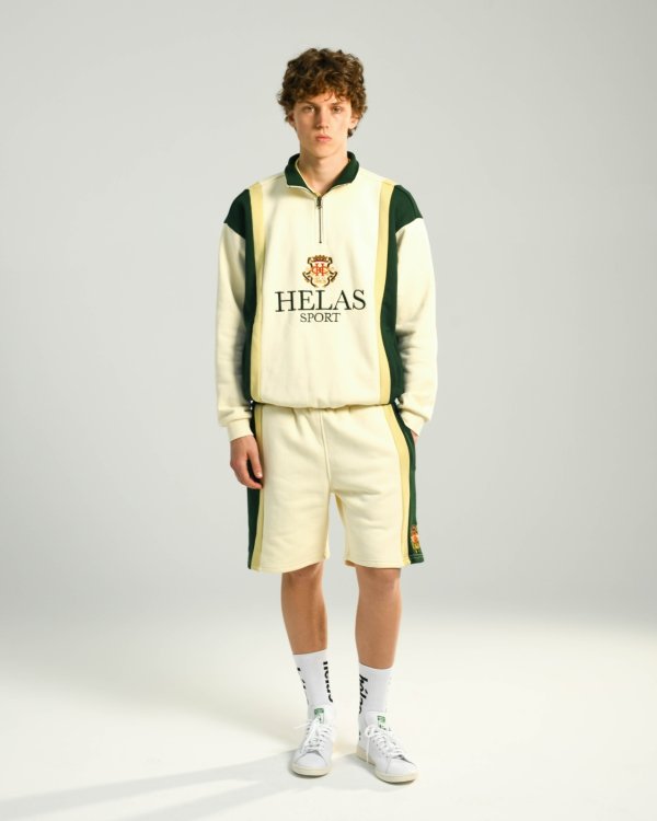 画像5: HELAS | COURONNE QUARTER ZIP - LIGHT BEIGE (5)