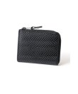 画像2: FTC | SNAKE LEATHER COMPACT WALLET - BLACK (2)