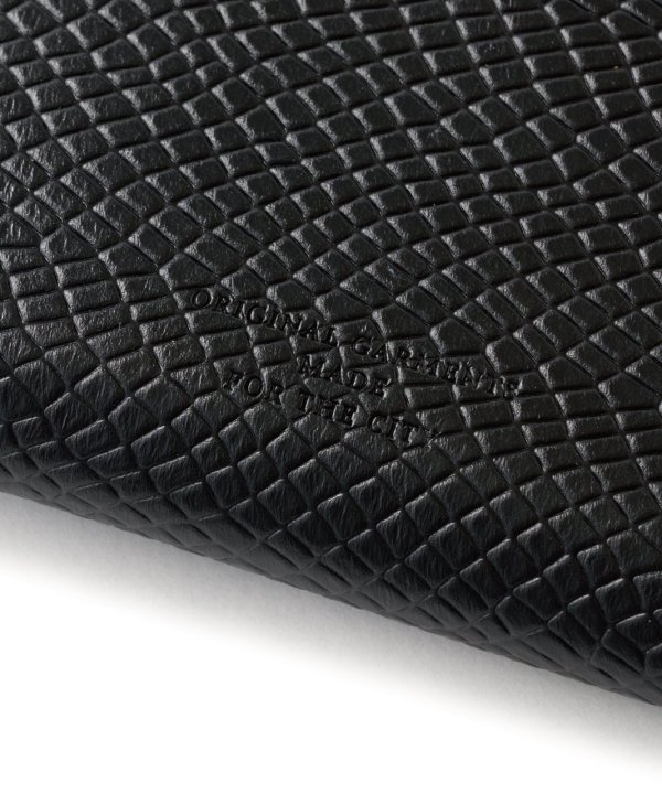 画像5: FTC | SNAKE LEATHER COMPACT WALLET - BLACK (5)