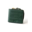 画像1: FTC | SNAKE LEATHER WALLET - GREEN (1)