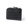 画像1: FTC | SNAKE LEATHER COMPACT WALLET - BLACK (1)