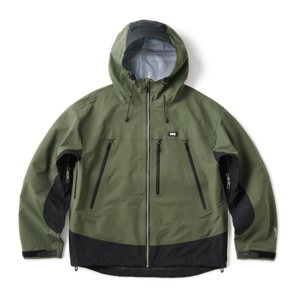 画像1: FTC | PERTEX® 3L SHELL JACKET - OLIVE (1)