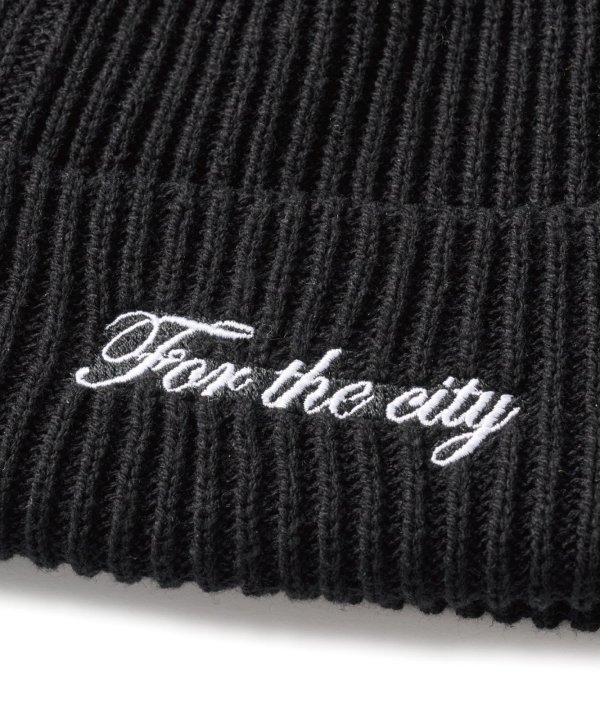 画像4: FTC | NEW ERA® RIB BEANIE - BLACK (4)