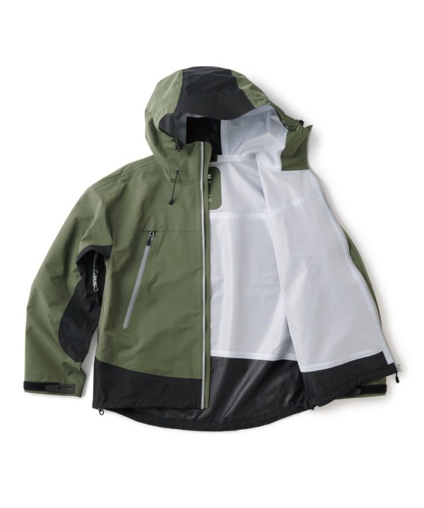画像2: FTC | PERTEX® 3L SHELL JACKET - OLIVE (2)