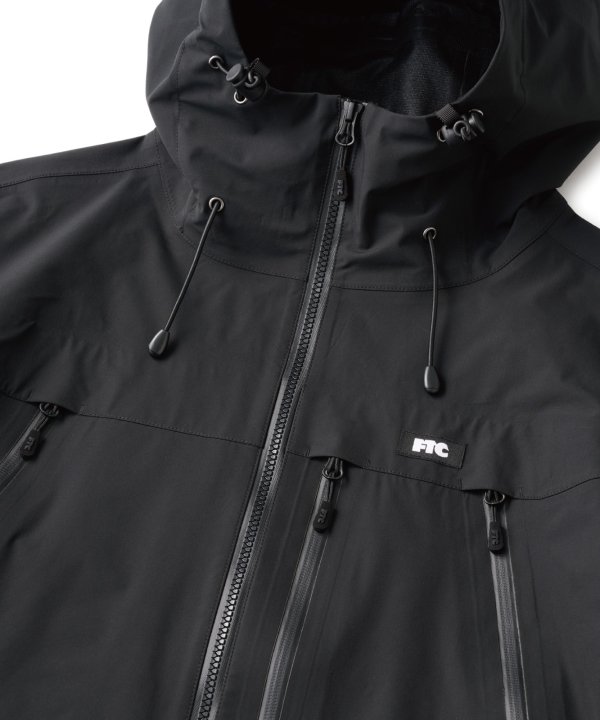 画像3: FTC | PERTEX® 3L SHELL JACKET - BLACK (3)