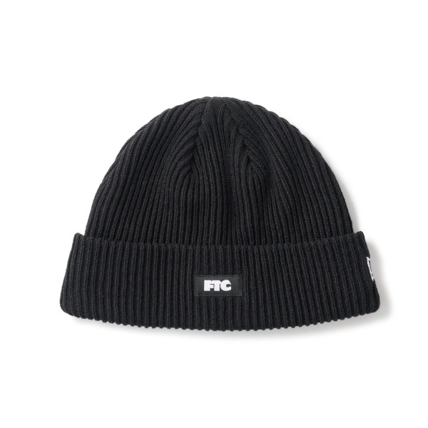 画像1: FTC | NEW ERA® RIB BEANIE - BLACK (1)