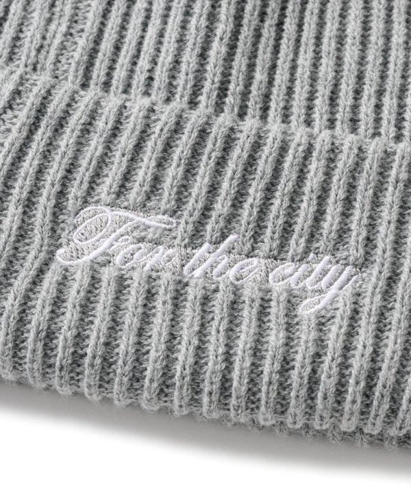 画像4: FTC | NEW ERA® RIB BEANIE - GRAY (4)