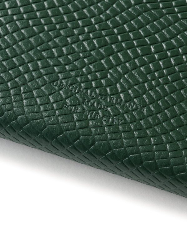 画像5: FTC | SNAKE LEATHER COMPACT WALLET - GREEN (5)
