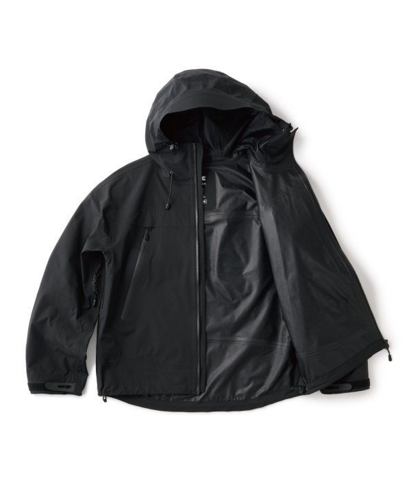 画像2: FTC | PERTEX® 3L SHELL JACKET - BLACK (2)