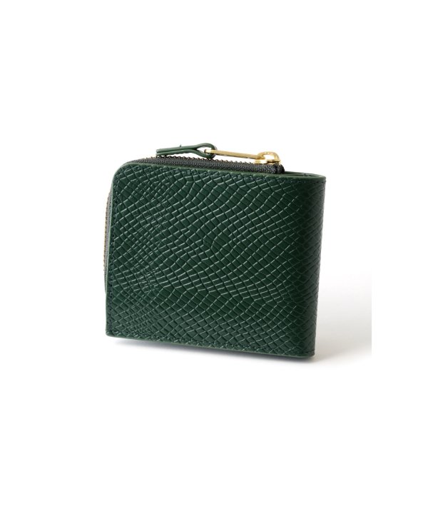 画像2: FTC | SNAKE LEATHER WALLET - GREEN (2)