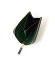 画像3: FTC | SNAKE LEATHER COMPACT WALLET - GREEN (3)