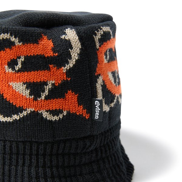 画像3: EVISEN | DOT KNIT HAT - BLACK (3)