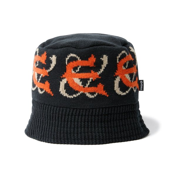 画像1: EVISEN | DOT KNIT HAT - BLACK (1)