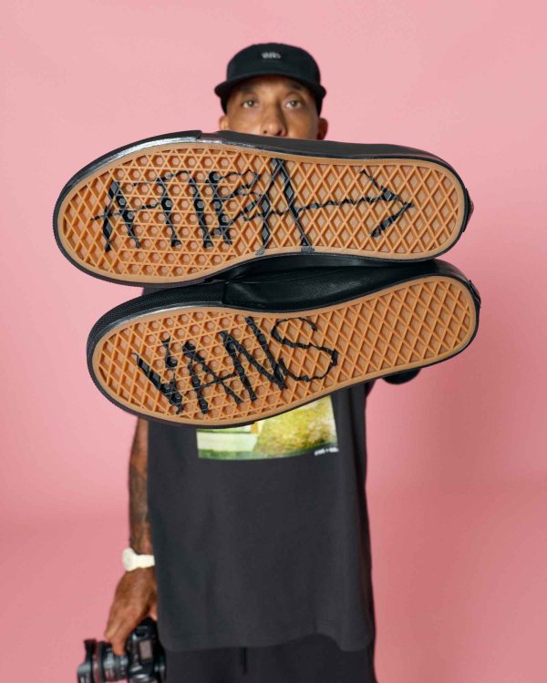 画像11: VANS | SKATE  CHUKKA by Atiba Jefferson - BLACK/BLACK (11)