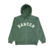 画像1: DANCER CPH | VARSITY ZIP HOODIE - GREEN (1)