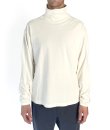画像4: DANCER CPH | ROLL NECK SPILIT LS TEE - OFF WHITE (4)
