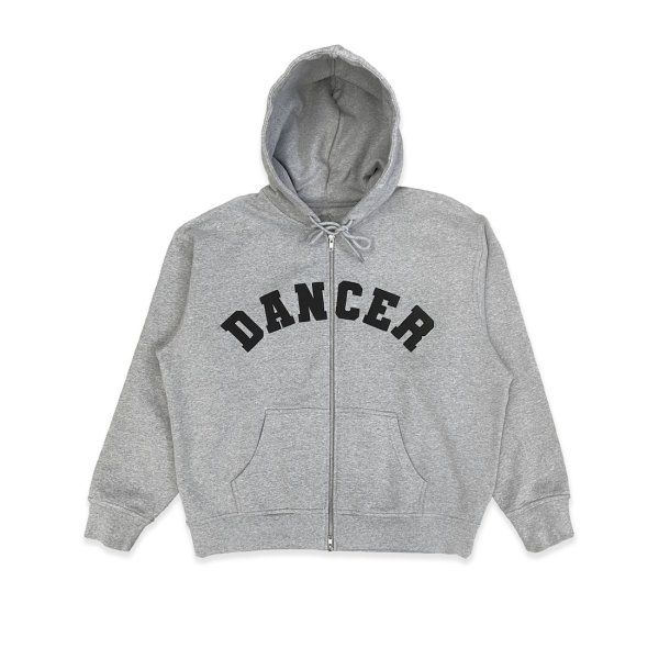 画像1: DANCER CPH | VARSITY ZIP HOODIE - HEATHER GRAY (1)