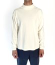 画像3: DANCER CPH | ROLL NECK SPILIT LS TEE - OFF WHITE (3)