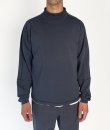画像3: DANCER CPH | ROLL NECK SPILIT LS TEE - NAVY (3)