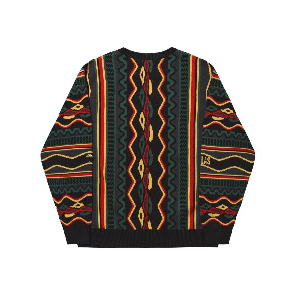 画像2: HELAS | COOG CREWNECK KNIT - BLACK MULTICO (2)
