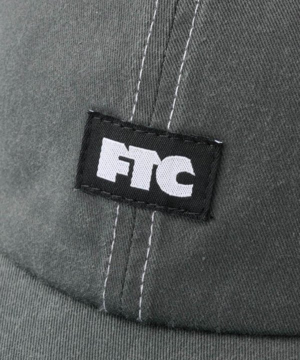 画像2: FTC | CONTRAST STITCH SMALL LOGO 6 PANEL - BLACK (2)