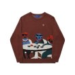 画像1: HELAS | POKER DOGS CREWNECK KNIT - BROWN (1)