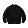画像1: FTC | KNIT POLO SWEATER - BLACK (1)