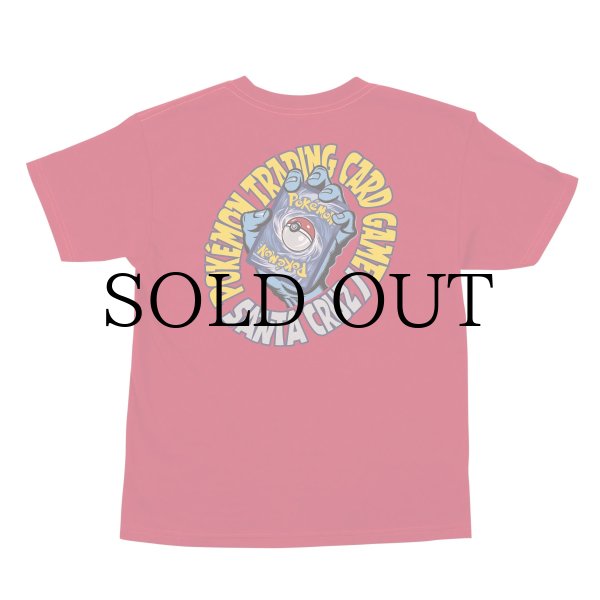 画像2: SANTA CRUZ x POKÉMON |  TCG HAND TEE (Youth) - RED (2)