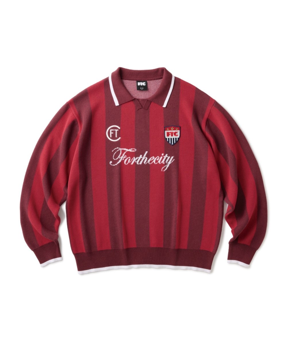 画像2: FTC | KNIT SOCCER SWEATER (2)