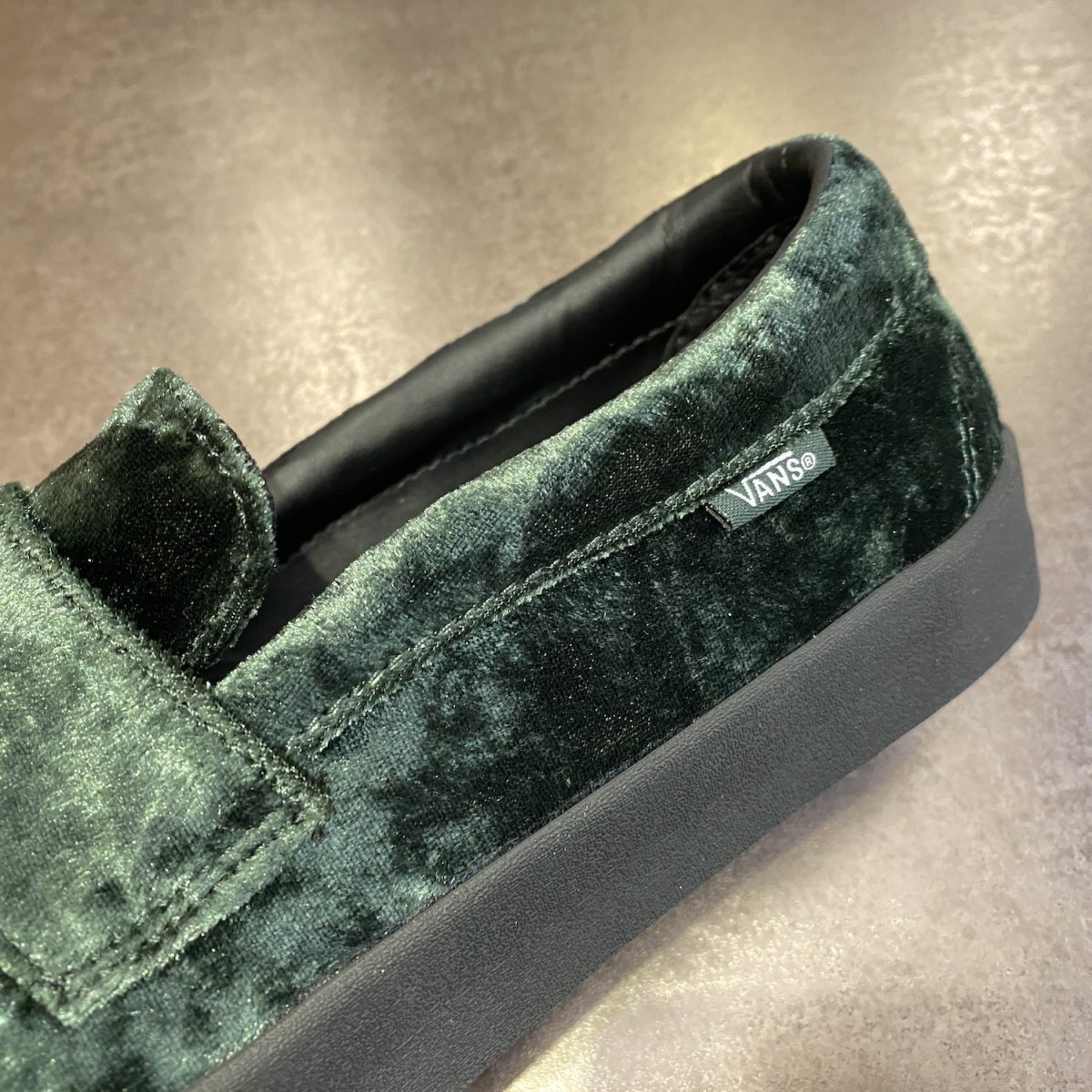画像4: VANS | SKATE LOAFER - OIL GREEN ( VELVET ) (4)